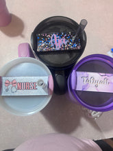Load image into Gallery viewer, 40 oz Acrylic Name Plate for 40 oz Tumblers