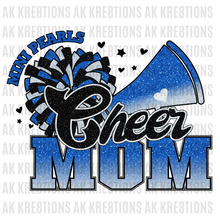 Load image into Gallery viewer, Pearls Cheer Mom Shirt