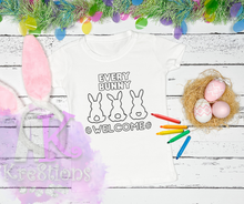 Load image into Gallery viewer, Color Me Tee w/ Personalized Easter Egg