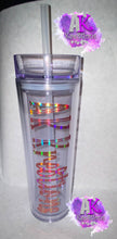 Load image into Gallery viewer, Acrylic Skinny Tumbler