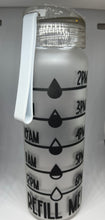 Load image into Gallery viewer, Fueled by Bad Words Glass Water Bottle