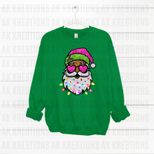 Load image into Gallery viewer, Pink &amp; Green Santa Shirt
