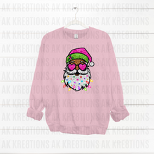 Load image into Gallery viewer, Pink &amp; Green Santa Shirt
