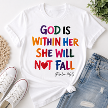 Load image into Gallery viewer, God Is Within Her — Motivation Monday Tee
