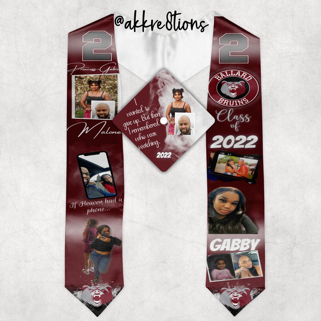 Graduation Stole & Cap Topper