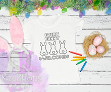 Load image into Gallery viewer, Color Me Tee w/ Personalized Easter Egg
