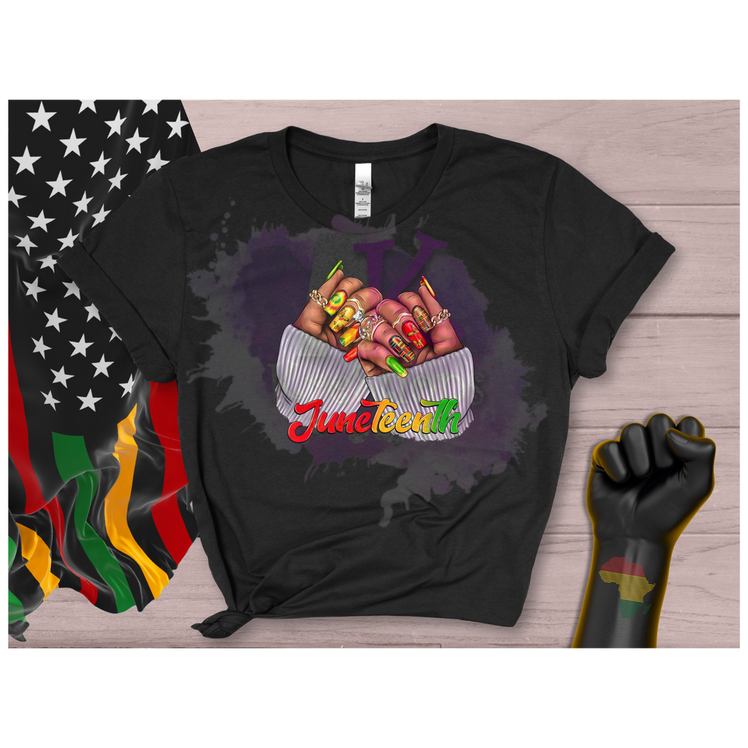 Juneteenth Nails Shirt