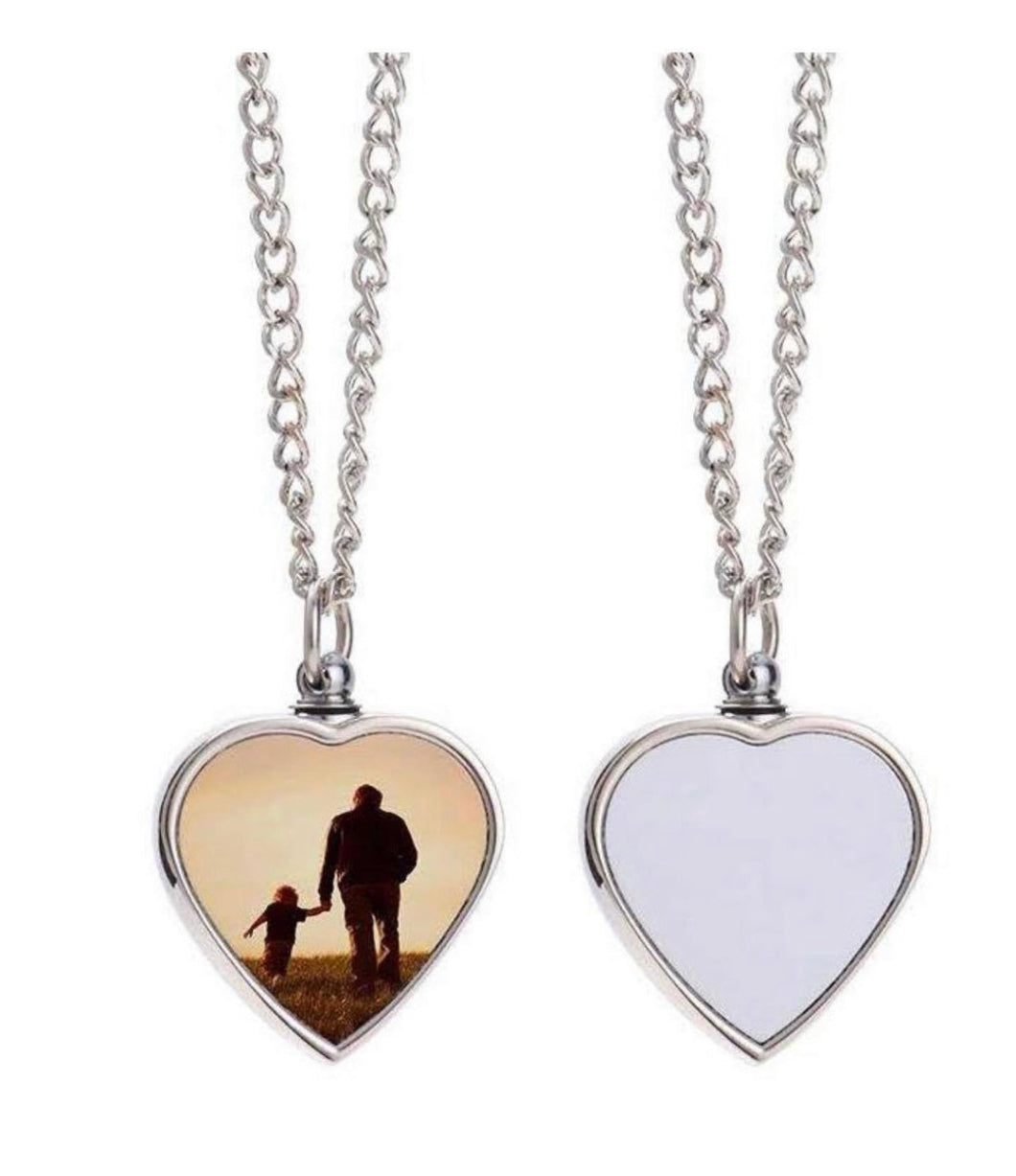 Urn Heart Necklace