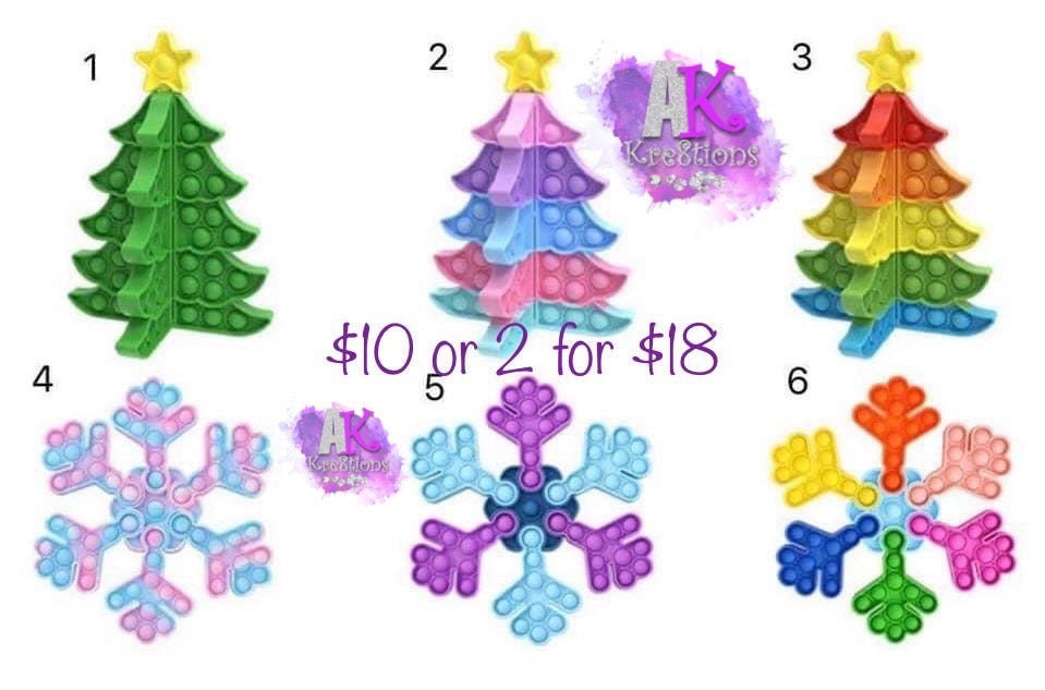 Christmas Pop Its
